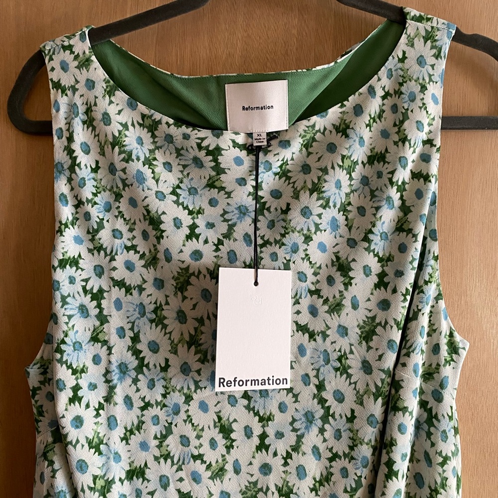 Reformation Dale Dress RUNS SMALL NWT